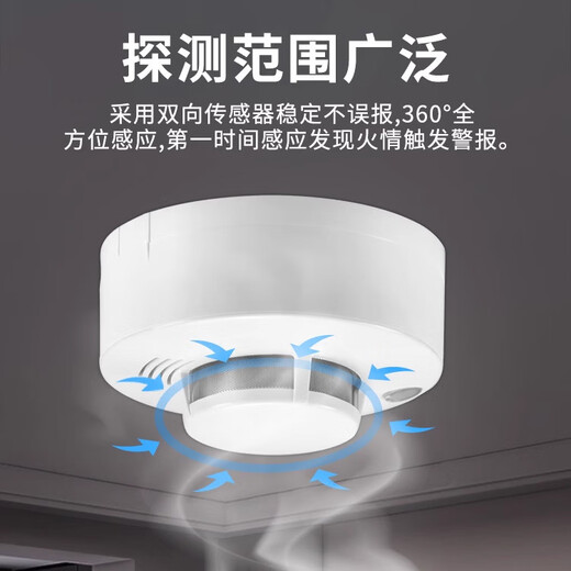 Smoke alarm wired smoke detector fire switch smoke detector 12v buzzer networked smoke sensor alarm brand model JTY-AN-503E fire 3C certification