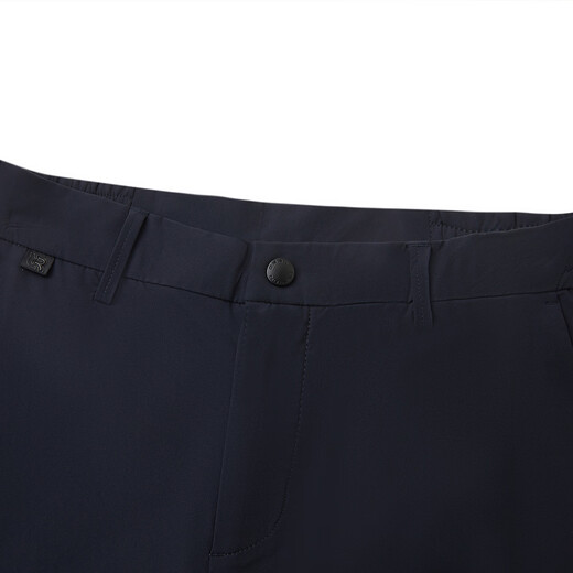 ORRDT Aulindenton luxury men's casual trousers 26 spring and summer light and breathable solid color stretch trousers navy blue 30