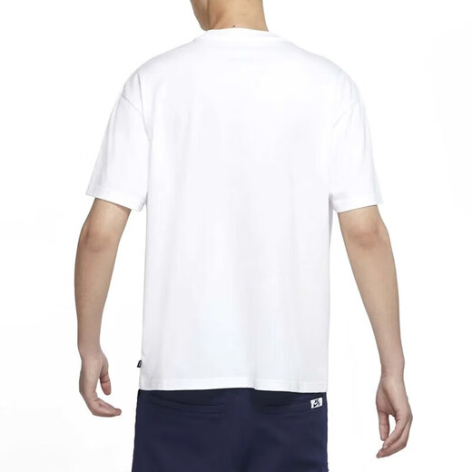 NIKE manches courtes hommes printemps et été nouveaux vêtements de sport confortable décontracté tricoté respirant entraînement en plein air fitness hauts T-shirt DV2679-100 XL