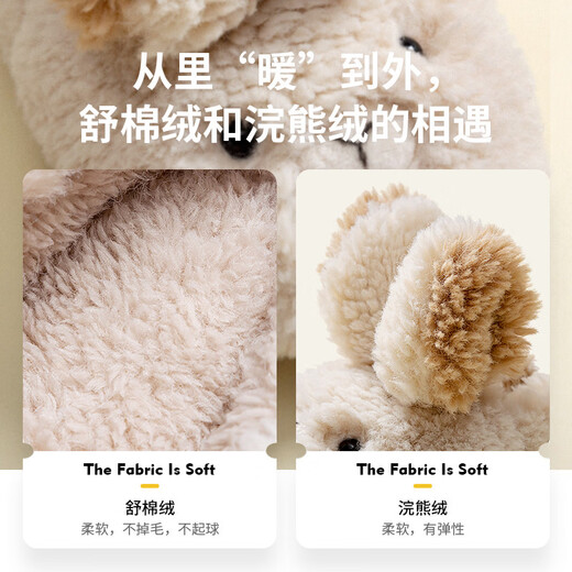 Children's Cotton Slippers Winter Children's Home Shoes Baby Cotton Shoes Bag Heels Toddler Girls Indoor Furry Slippers Autumn and Winter Pink Rabbit Cotton Slippers 15 Inner Length 15cm 15 Suitable for Foot Length 13.5cm