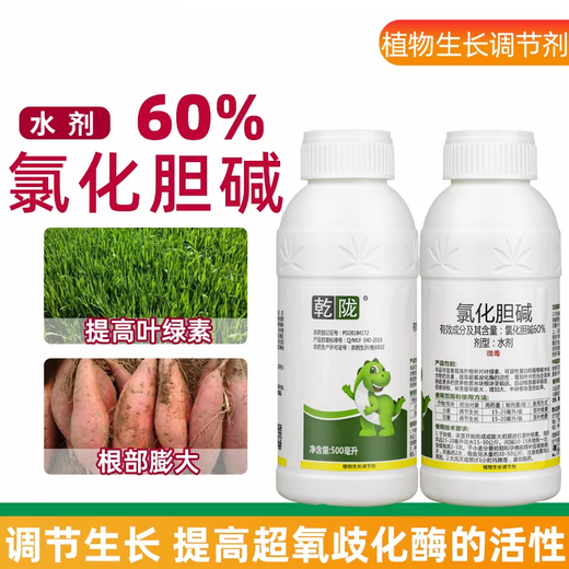 60% Choline Chloride Aqueous Wheat Sweet Potato Growth Regulator Pesticide Growth Regulator 500ml*1 bottle
