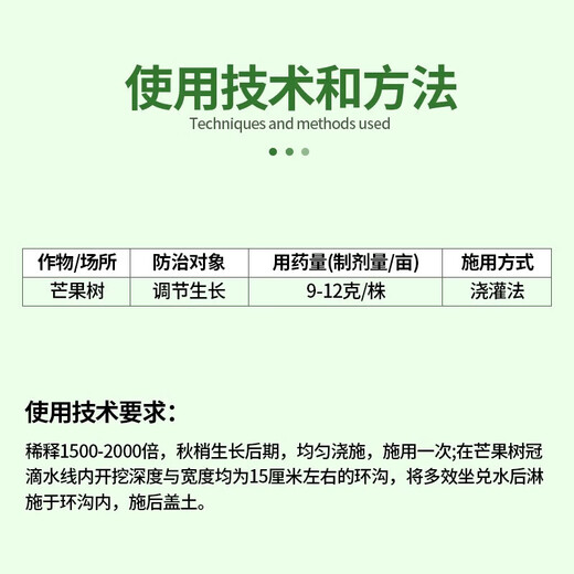 25% paclobutrazol suspension agent for fruit trees, flowers and rice, dwarfing agent, control growth regulator, 500g*20 bottles