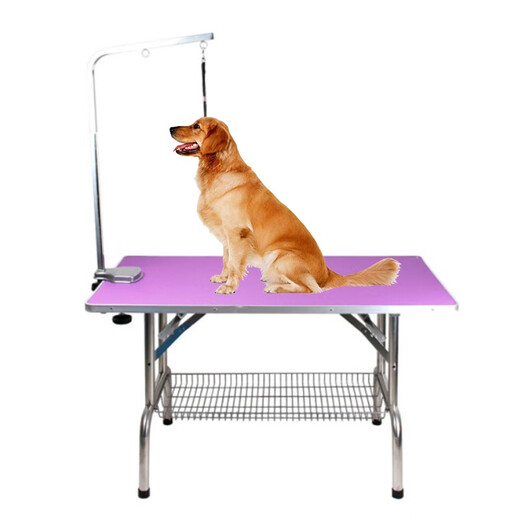 Chunzhou N-301 Folding Grooming Table Pet Grooming Table Large Pink