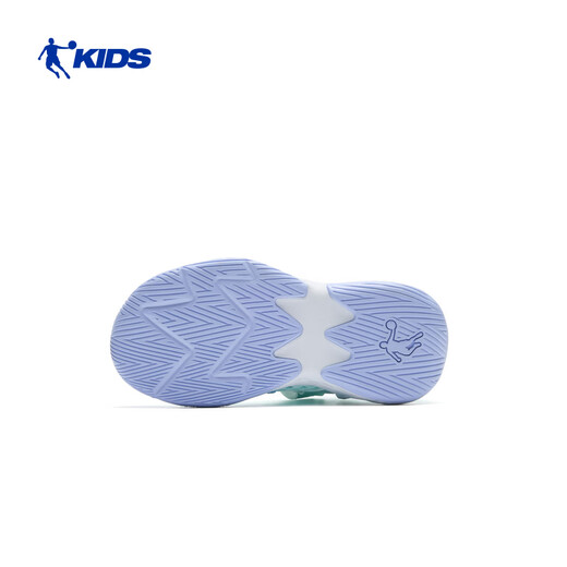 Jordan children's basketball shoes children's summer large mesh sports shoes cool boys' shoes water wave blue/Kunpeng blue 33