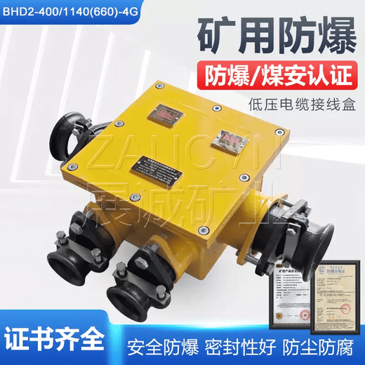 BHD2-4001140660-4G Mining low-voltage explosion-proof cable junction box four-way 400A1140V BHD2-4001140660-2G two-way