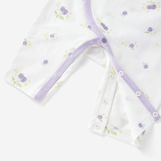 YEEHOO baby jumpsuit four-season baby clothes long-sleeved summer short-sleeved 10A antibacterial crawling suit newborn