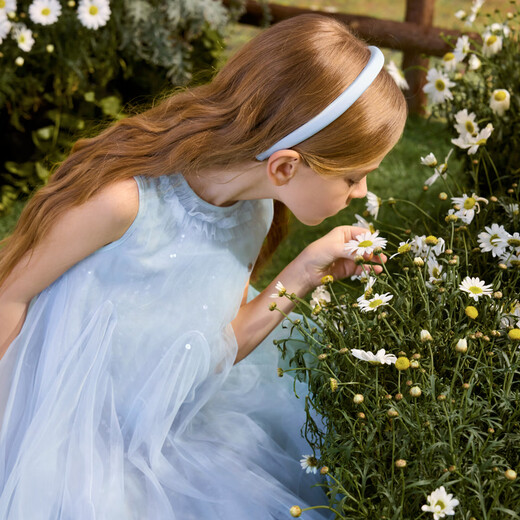 PawinPaw Cartoon Bear Children's Clothing 26th Summer New Girls Mesh Dress Yellow/30 120