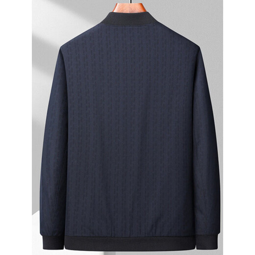 K-Boxing 2026 Spring and Autumn New Jacket Business Casual Baseball Collar Versatile Middle-aged and Elderly Dad Jacket Jacket Men Blue-402 M 170/92A