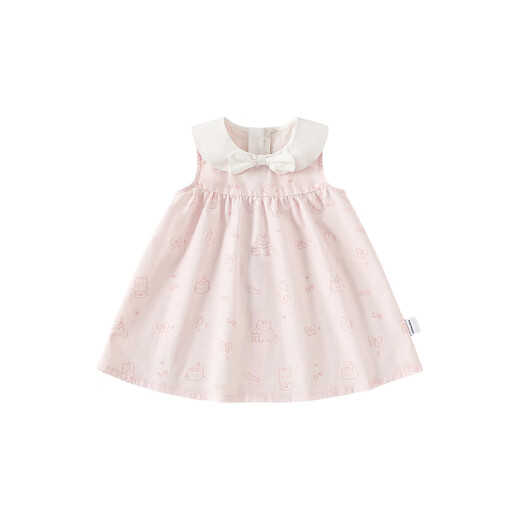 INSBOBO baby clothes summer new style 2026 baby girl triangle romper one-piece bodysuit summer dress pink 73