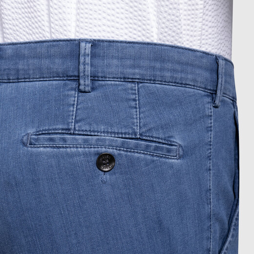 MEYER German jeans men's 26 new products breathable high elastic mid-high waist straight men's pants 17190-MONACO blue-15 48