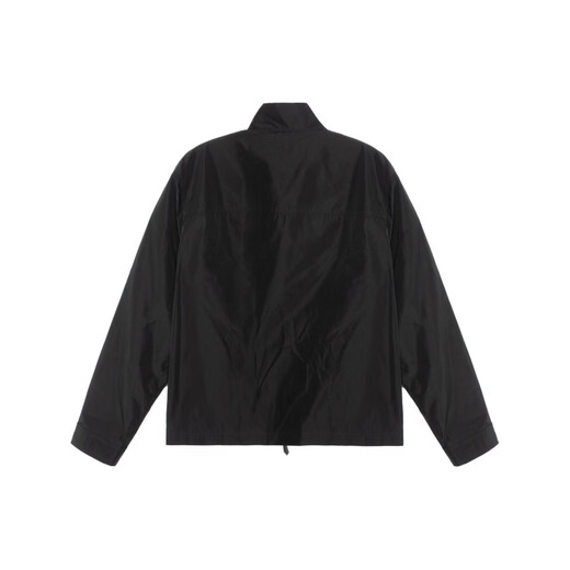 Burberry (BURBERRY) Burbrry FW22 solid color oak leaf badge embroidered long-sleeved jacket men's black black XS