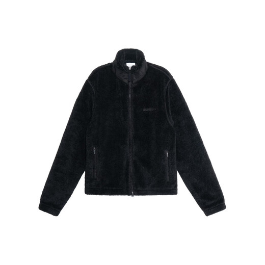 Burberry (BURBERRY) Burbrry FW22 solid color oak leaf badge embroidered long-sleeved jacket men's black black XS