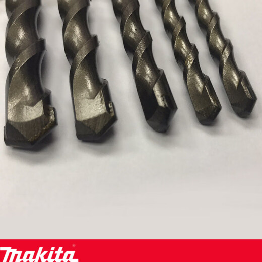 纪俪田makita牧田原装D-36049四坑柄冲击钻头5支套装6,8,10,12mm 牧田五只装D-36049