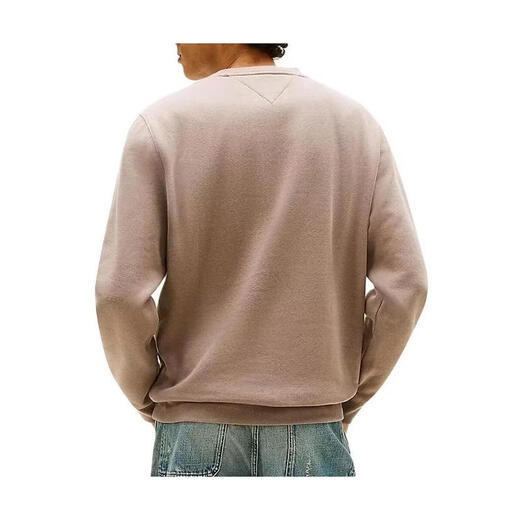 Tommy Hilfiger Tommy Hilfiger men's sweatshirt warm and comfortable solid color cotton daily casual top trend 26 new Braun one size | S