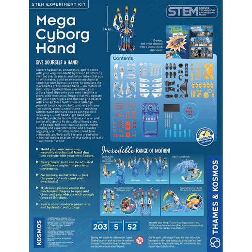 Thames & Kosmos Mega Cyborg Hand STEM Experiment Kit |
