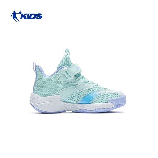 Jordan children's basketball shoes children's summer large mesh sports shoes cool boys' shoes water wave blue/Kunpeng blue 33