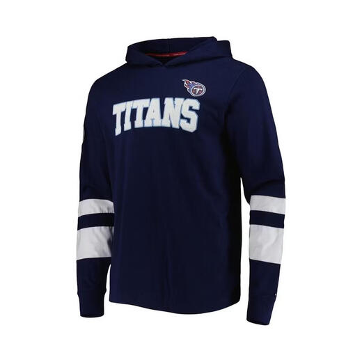 Tommy Hilfiger26 new spring and summer men's pullover sweatshirt breathable and comfortable long-sleeved sports daily T-shirt casual Navy, White One size | M