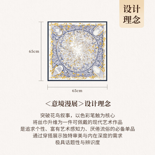 Shanghai Story 100% Mulberry Silk Satin Printed Chinese Square Scarf Elegant Women's Silk Scarf as a Women's Day Gift for Mom
