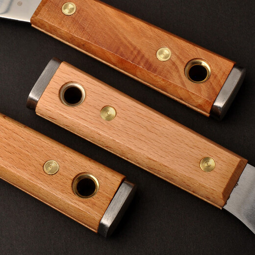 Fukuoka Tools can knock thickened stainless steel shovel extra thick Japanese shovel wrench nail type putty knife 75mm