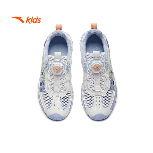 ANTA children's sandals, sports beach shoes, big children's shoes, 2026 summer new anti-slip wading and river tracing shoes Anta white/pool blue -4 37