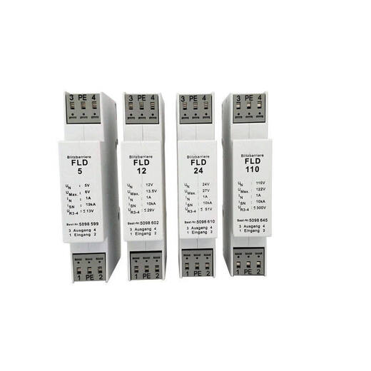 Imported signal lightning arrester 485 analog communication signal lightning arrester FLD24V12 signal surge 4-20ma FLD RS485 5V