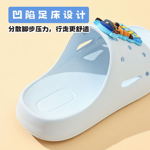 PAW PATROL PAW PATROL Children's Slippers Summer Boys and Girls Baby Soft Soled Home Bathroom Bath Breathable Sandals PAW Team Beige Archi 4578 18.5 Inner Length 18.5cm Size 185 Suitable for Foot Length 17.5cm