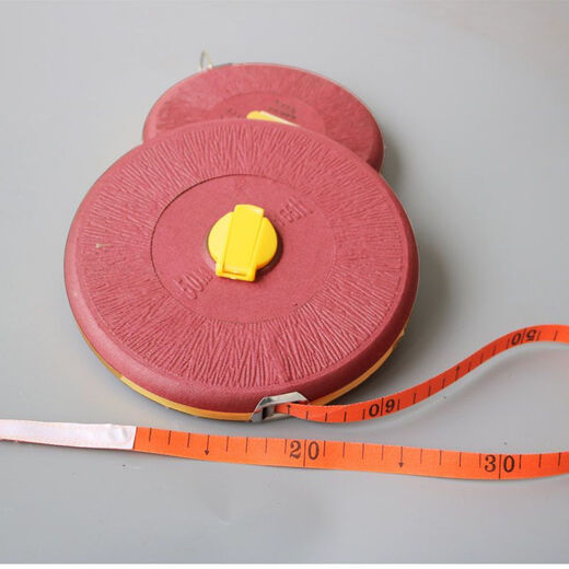 10 OR100 meters hand-operated linen tape measure engineering measurement cloth ruler 100 meters cloth ruler