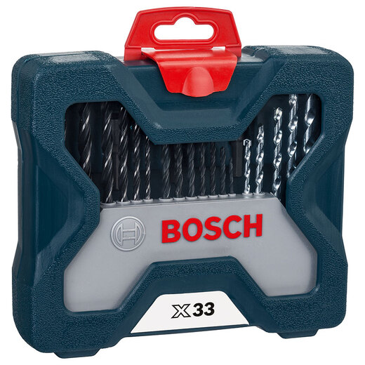 BOSCH metalworking, woodworking, and masonry bit drill bit mixed set X33 (33 pieces)