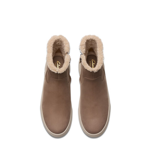 Clarks Hollyhock Series Nouveaux produits pour les bottes de neige à semelle épaisse en velours épais