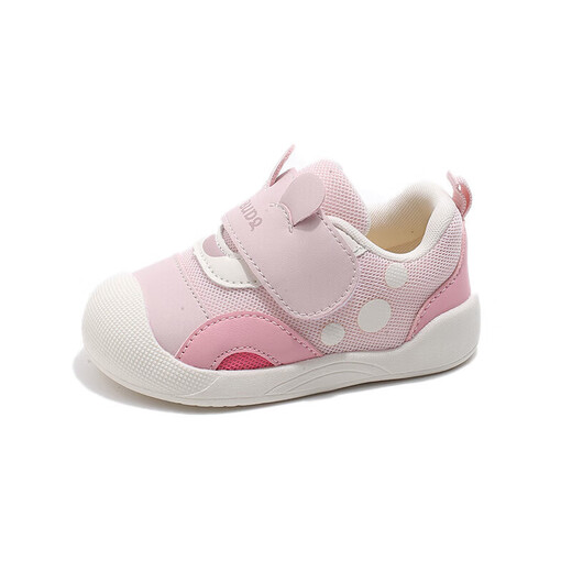 Dr. Jiang Toddler Shoes Girls Baby Shoes 2026 Spring Mesh Baby Shoes Functional Shoes Soft Sole Anti-Slip Baby Pink Cut Label Removed from Cabinet 23 Shoes Inner Length 15cm