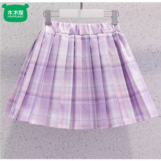 Mumuwu Kuromi skirt girls summer 2026 new children's POLO dress girls summer short-sleeved jk suit purple skirt 140 recommended height 130-140