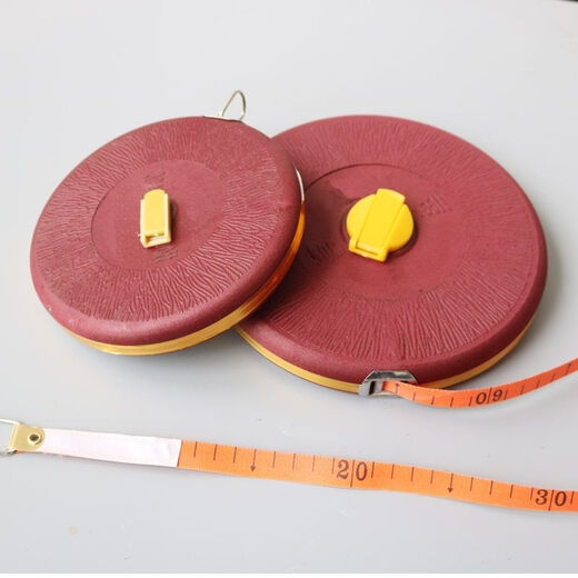 10 OR100 meters hand-operated linen tape measure engineering measurement cloth ruler 100 meters cloth ruler