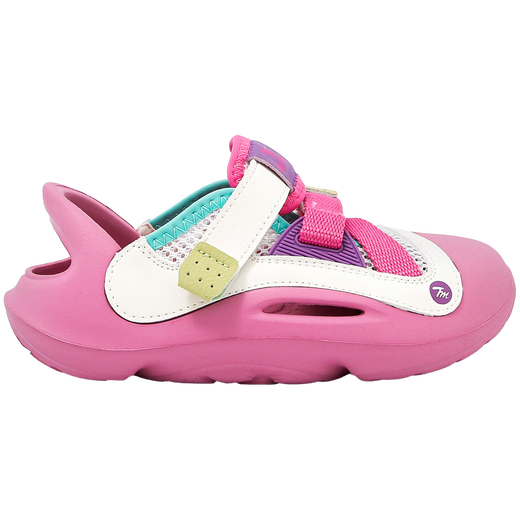 Tianmeiyi Children's Shoes Girls Sandals 2026 Summer New Medium and Large Boys Casual Shoes Baotou Sandals Outdoor Beach Rouge Powder 34