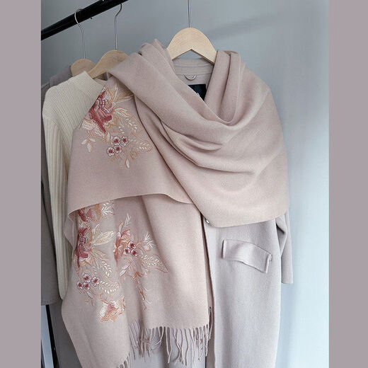 Mother's Day gift pure wool scarf Qianying Yingrui birthday gift for mother and mother-in-law gift box Qianying Yingrui full red gift box