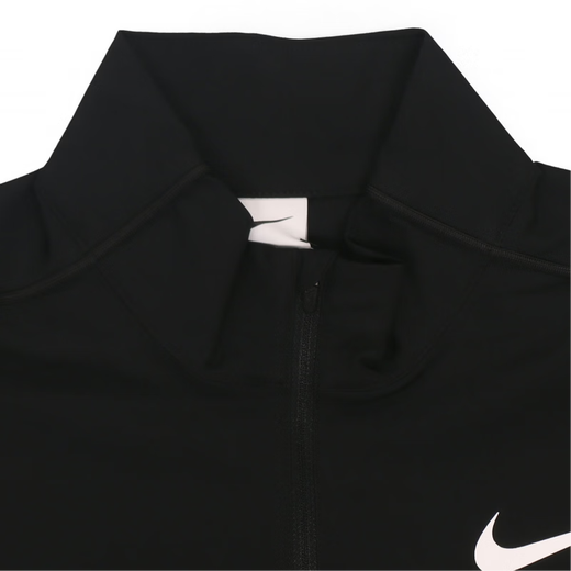 NIKE Dri-Fit solid color quick-drying woven training sports stand collar jacket men's black black M