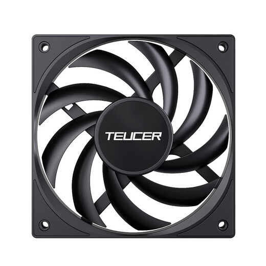
Zero Degree Shijia UT12015 thin chassis fan 12cm PWM intelligent temperature control computer desktop 12cm heat dissipation fan 120mm small four-pin connector Thickness 15mm UT12015 black (thickness 15mm)