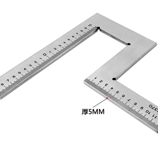 GJXBP stainless steel flange square wheel hub angle ruler turning ruler angle detection ruler right angle ruler protractor bow 600mm