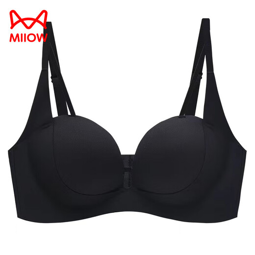MiiOW lift-up goddess push-up underwear for women with small breasts, larger breasts, anti-sagging, seamless thin bra and panties set for women, skin color, single/piece 70A 32B