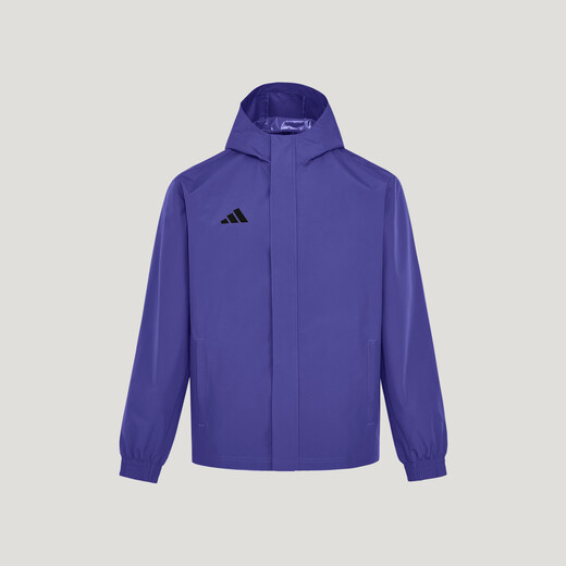 Adidas simple football training sports zipper hooded jacket men's spring new Adidas official