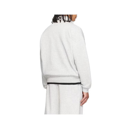 SKIMS men's sweatshirt, warm and comfortable cotton terry daily casual jacket, trendy and simple, white, one size fits all | XXL