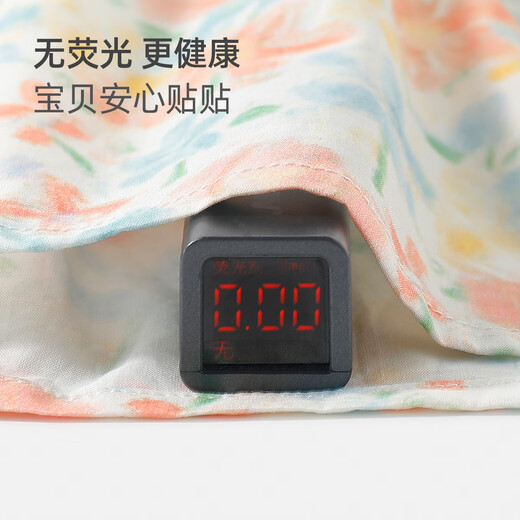 Yishuanger girls summer floral baby dress baby summer cute princess skirt pure cotton children's style suspender skirt Spring Flower Letter 80