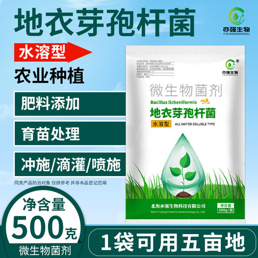 Yong Huan water-soluble Bacillus licheniformis soil fertilizer fertilization microbial bacteria planting re-cropping bacteria 20 kg / piece bulk