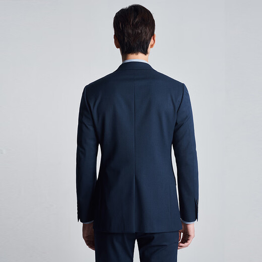 Angel Bird Business Travel Anti-wrinkle Suit (Top) Men's Easy-Care Commuting Suit Jacket KEBB246012U Blue 46A