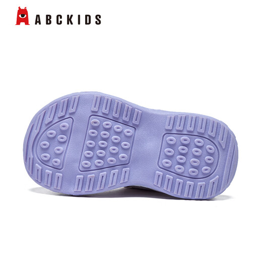 ABC KIDS summer children's sandals for boys and girls, toe-toe beach shoes, medium and large children's sports and casual shoes, purple 27