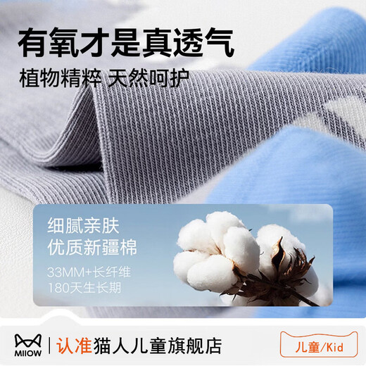 MiiOW Children's Socks 2026 Spring and Summer New Boneless Student Socks Middle-aged Boys Cotton Socks Vibrant New Course 5 pairs in total 12 years old and above 2XL (foot length 23-26cm)