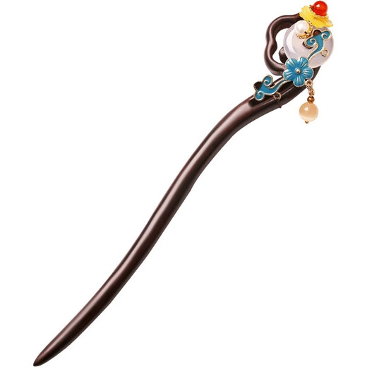 Mr. Ouyang's cheongsam hairpin, new Chinese style, ancient style, female style, sandalwood, national style hair ornaments, wooden hairpin, jade hairpin, gift, Huayue Chunchao B05-101