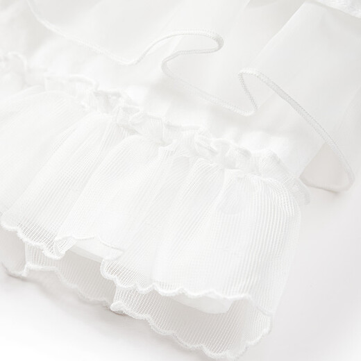 MiniPeace children's clothing girls skirt F2GEG2157 cloud white 110