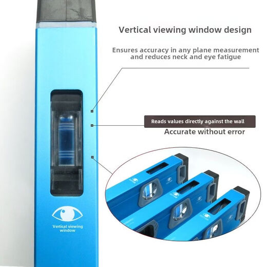 Sailoto Fukuoka high-precision strong magnetic mini level German solid aluminum alloy level 300mm 8861 + Oxford bag