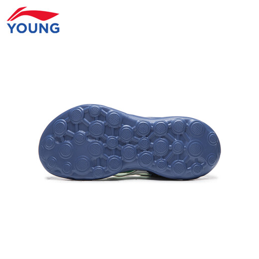Li Ning Children's Sandals 2026 Summer New Baotou Sandals Children's Breathable Men's Wading Sandals Chalk Gray/Light Lime 28-3 33