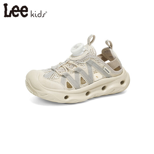 Lee Children's Shoes Summer New Children's Outdoor Non-Slip Sports Sandals Girls Baotou Wading Beach Shoes Boys Big Children Beige 27 Recommended Foot Length 169mm